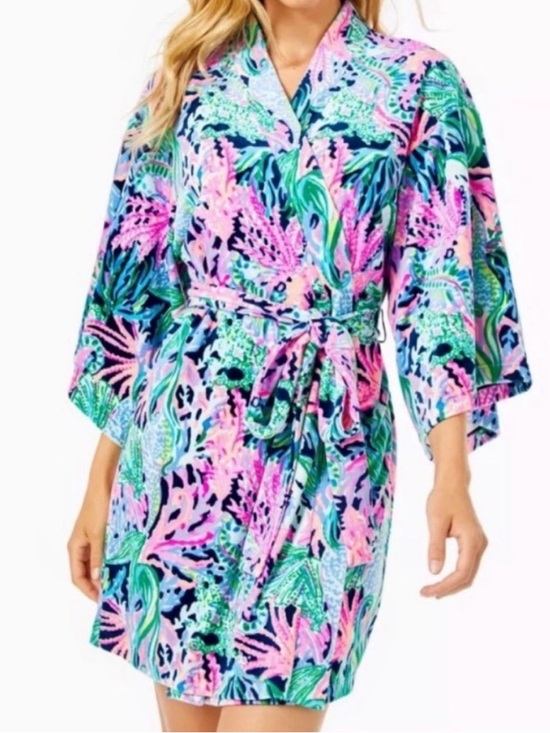 Lilly Pulitzer Other - NWOT Lilly Pulitzer Bringing Mermaid Back Elaine Velour Robe